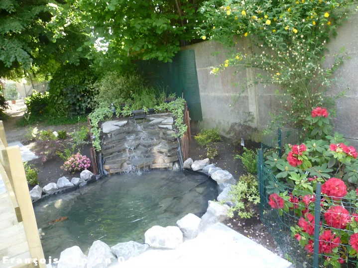 Aménagement d’un bassin de jardin